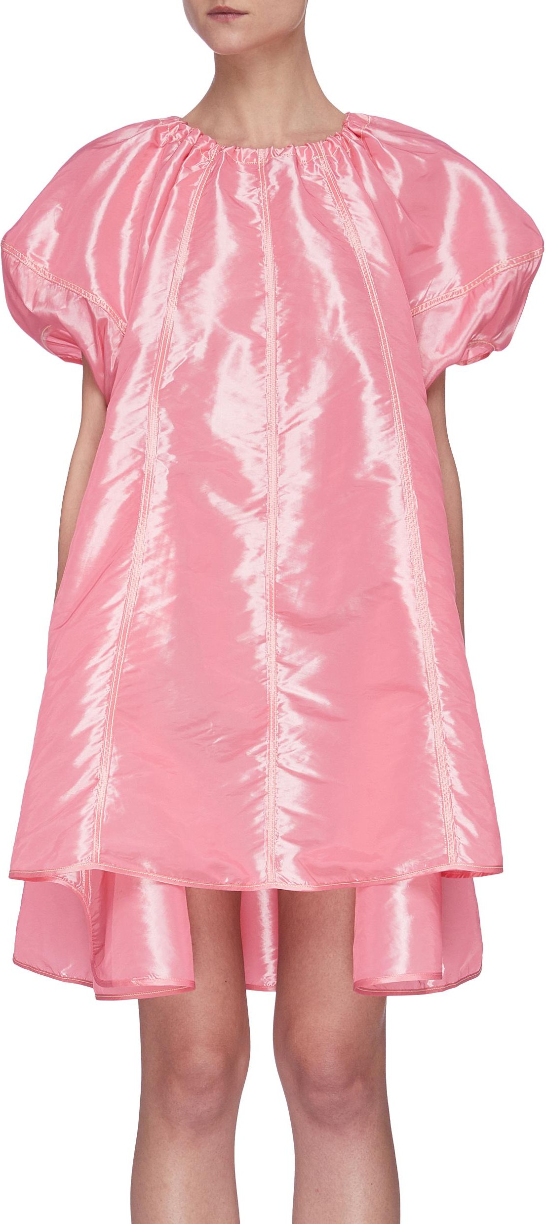 Angel Chen Puff Sleeve Off-Shoulder Dress