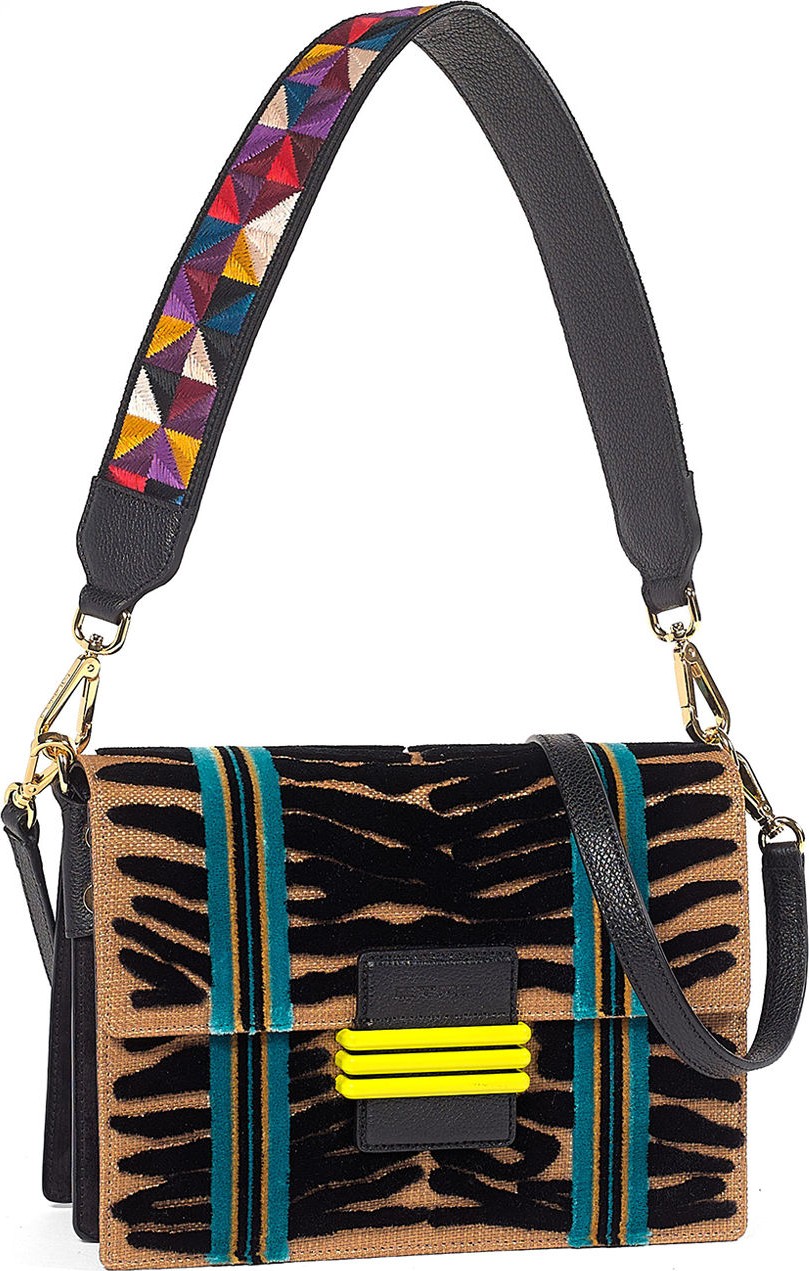 Etro Patterned Embroidered Shoulder Bag
