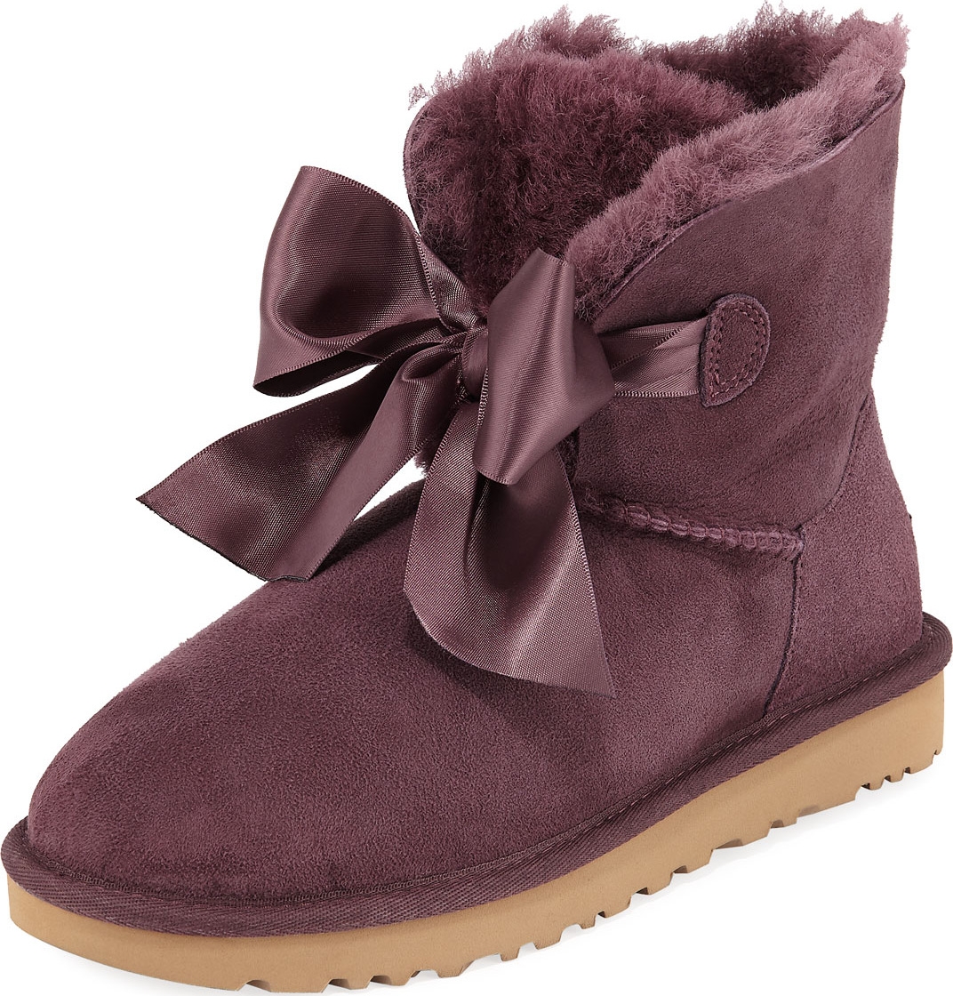 UGG Gita Bow Mini Boots