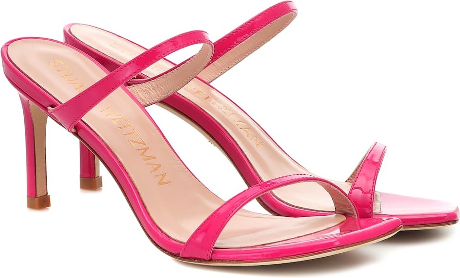 Stuart Weitzman Aleena 75 leather sandals