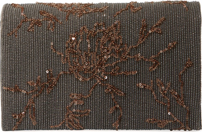 Brunello Cucinelli Embroidered Leather Crossbody Belt Bag