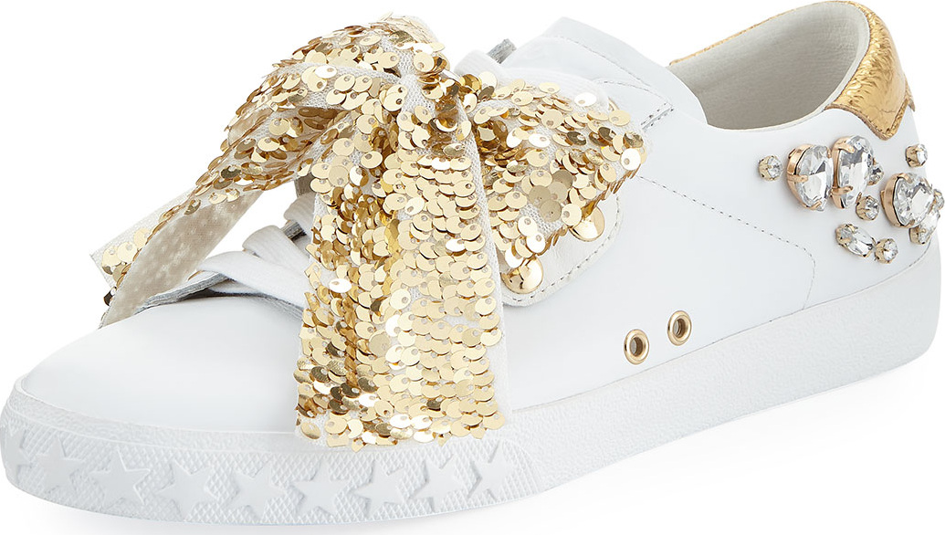 ASH Demon Sneaker with Sequin Bow
