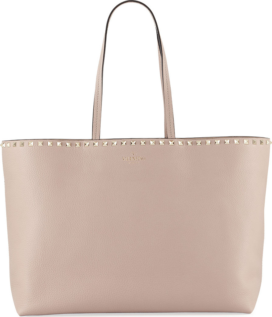 Valentino Rockstud Vitello Tote Bag