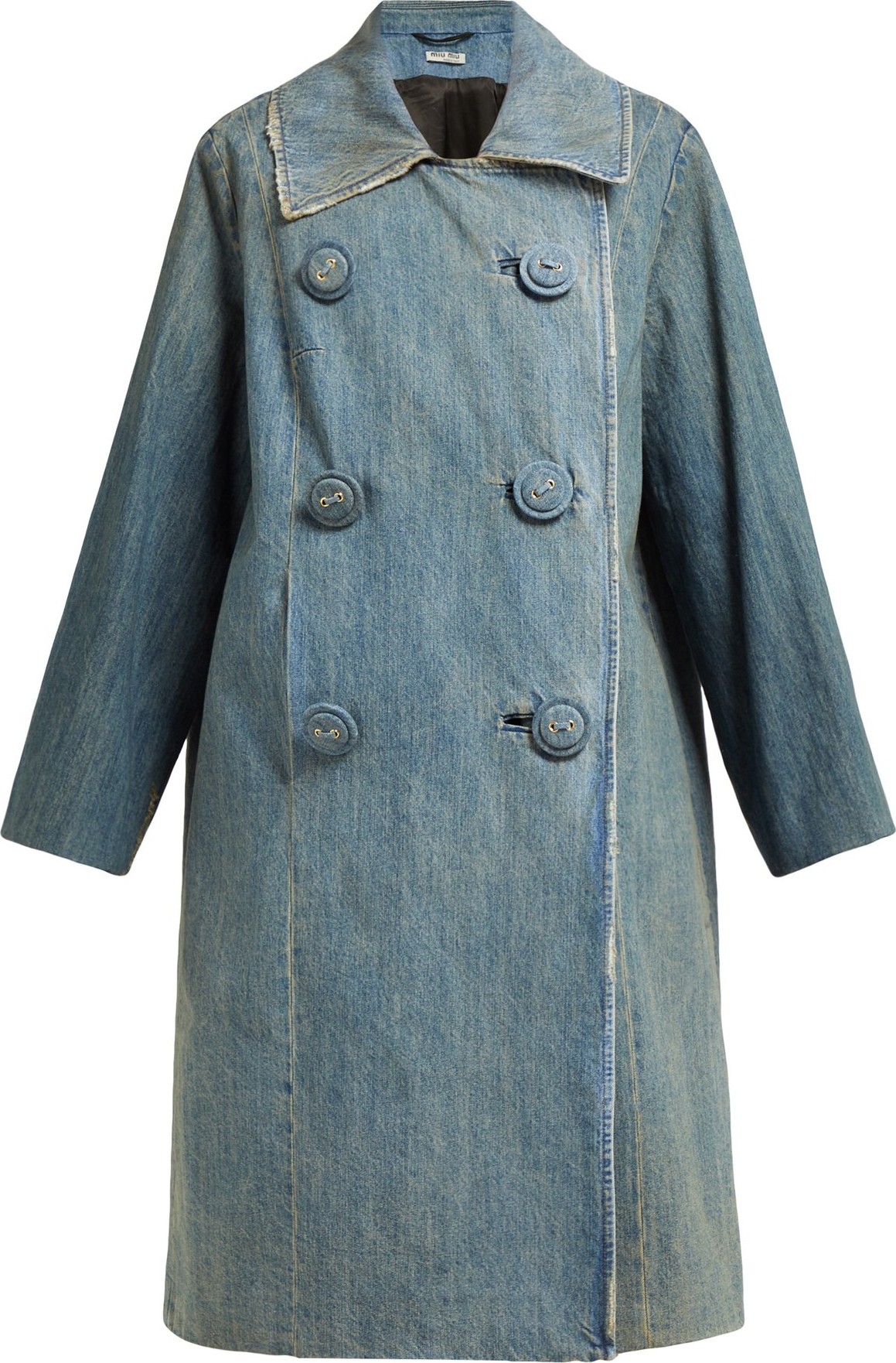Miu Miu Double-breasted denim coat