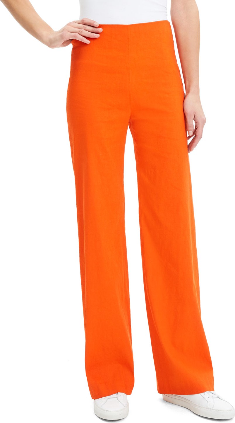 Theory Clean Crunch Wash Wide-Leg Pants