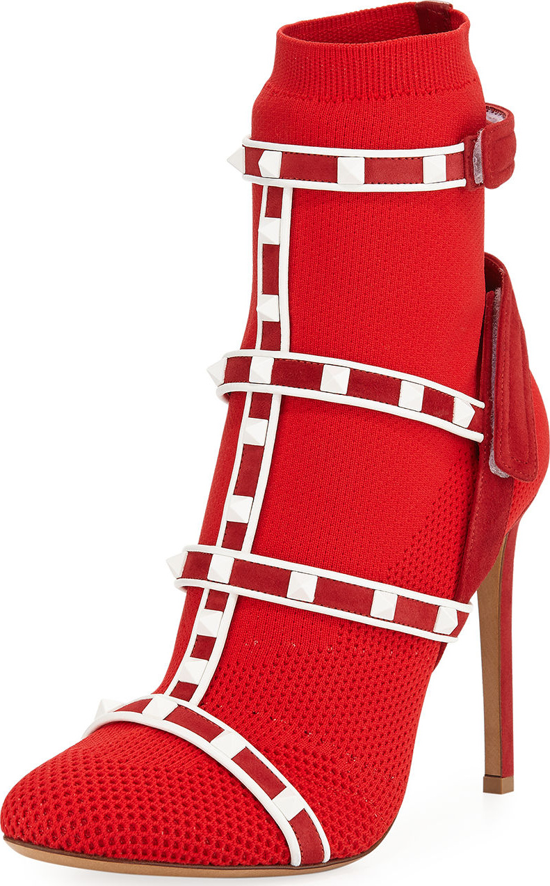 Valentino Rockstud Body-Tech Bootie