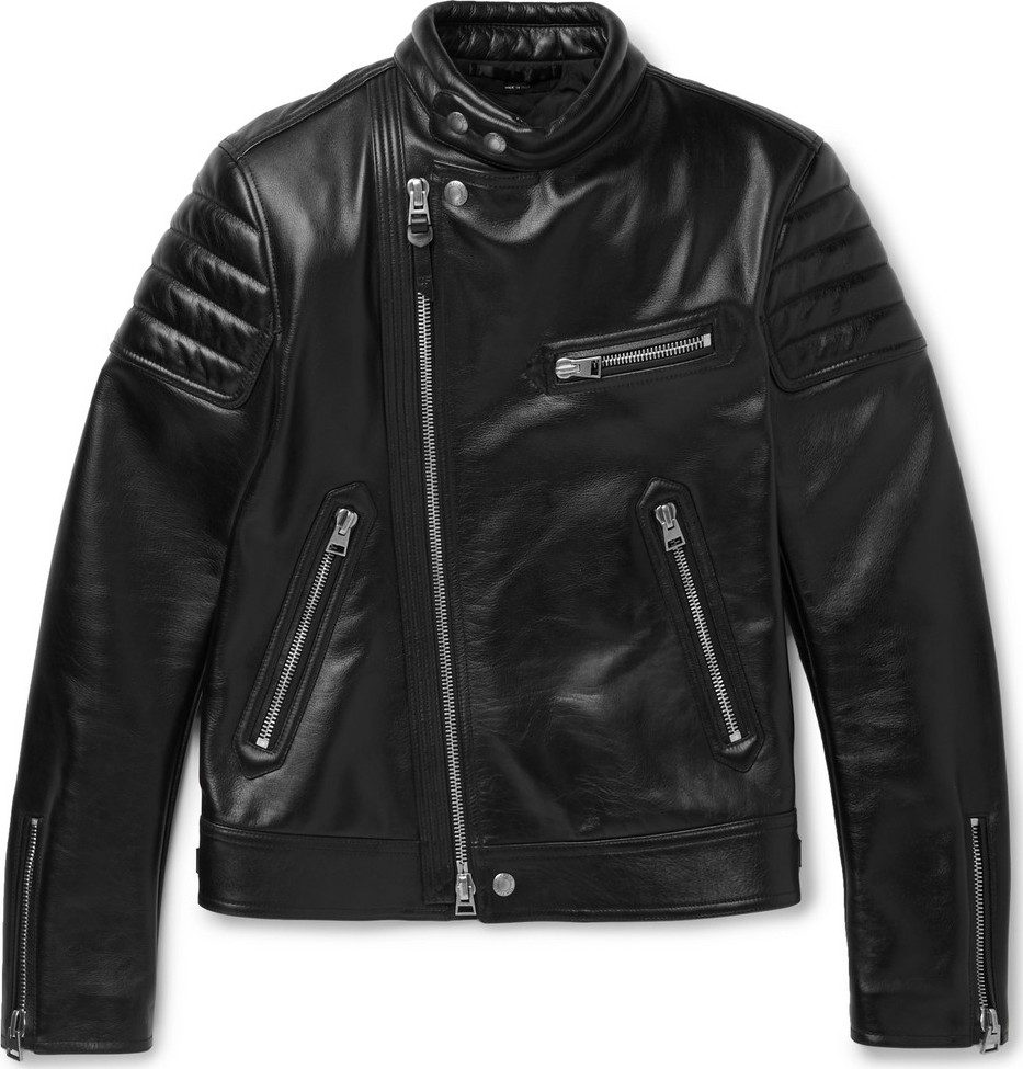 TOM FORD Slim-Fit Leather Jacket