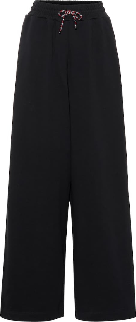 Dries Van Noten High-rise cotton track pants