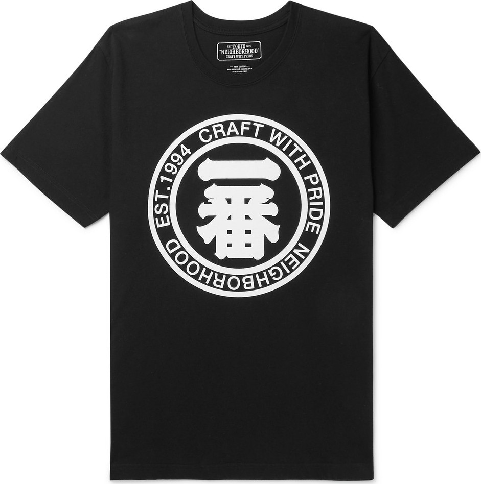 Neighborhood Printed Cotton-Jersey T-Shirt