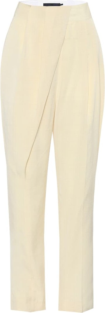 Proenza Schouler High-rise slim twill pants