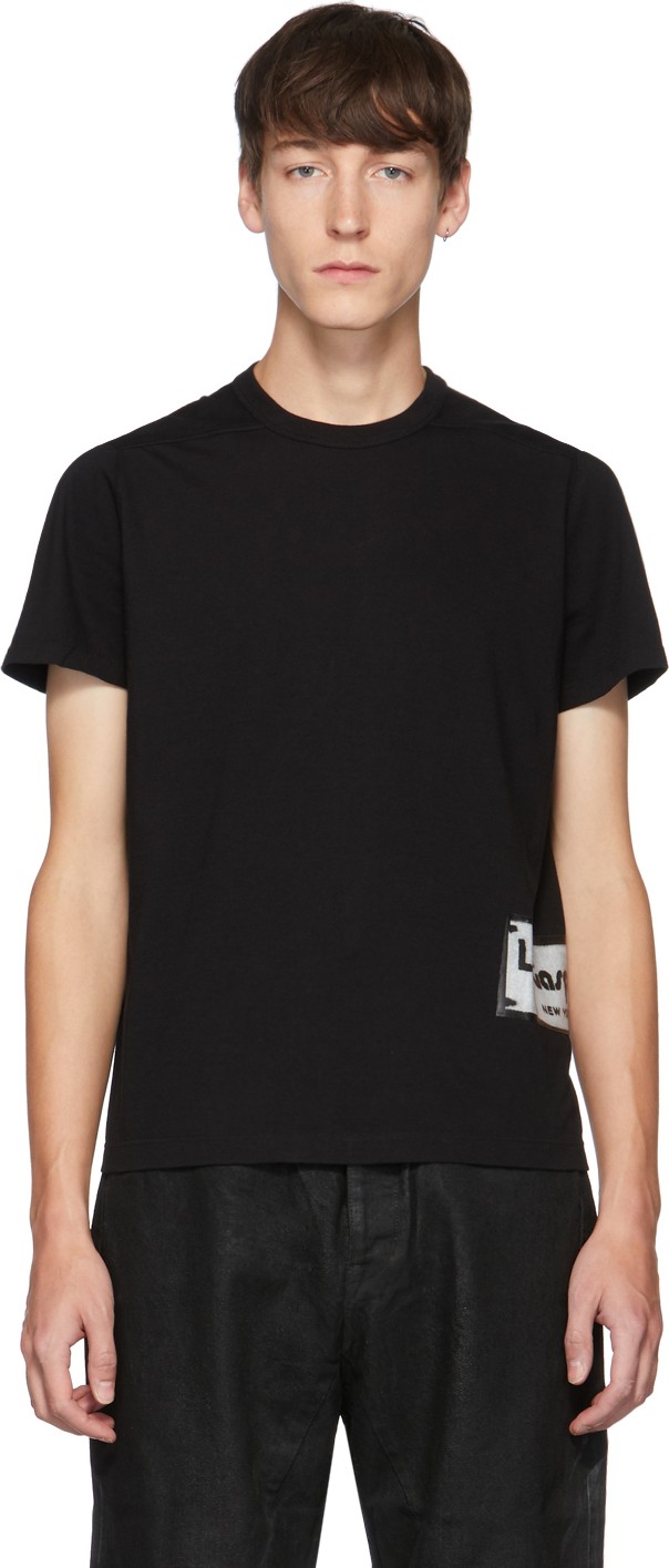 Rick Owens Black Logo T-Shirt