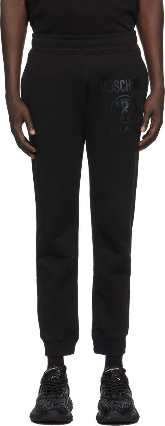 Moschino - Black Faded Logo Sweatpants
