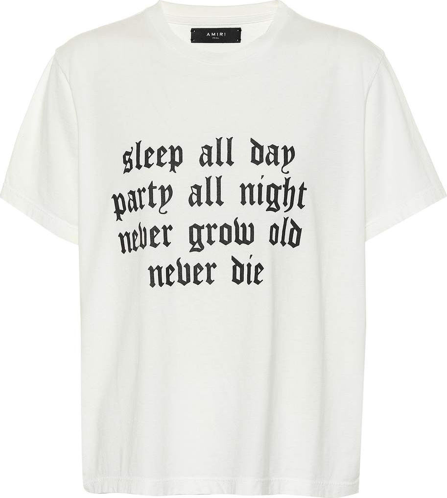 Amiri Printed cotton T-shirt