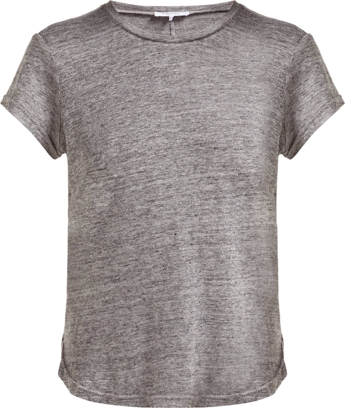 FRAME DENIM Slubbed linen-jersey crew-neck T-shirt