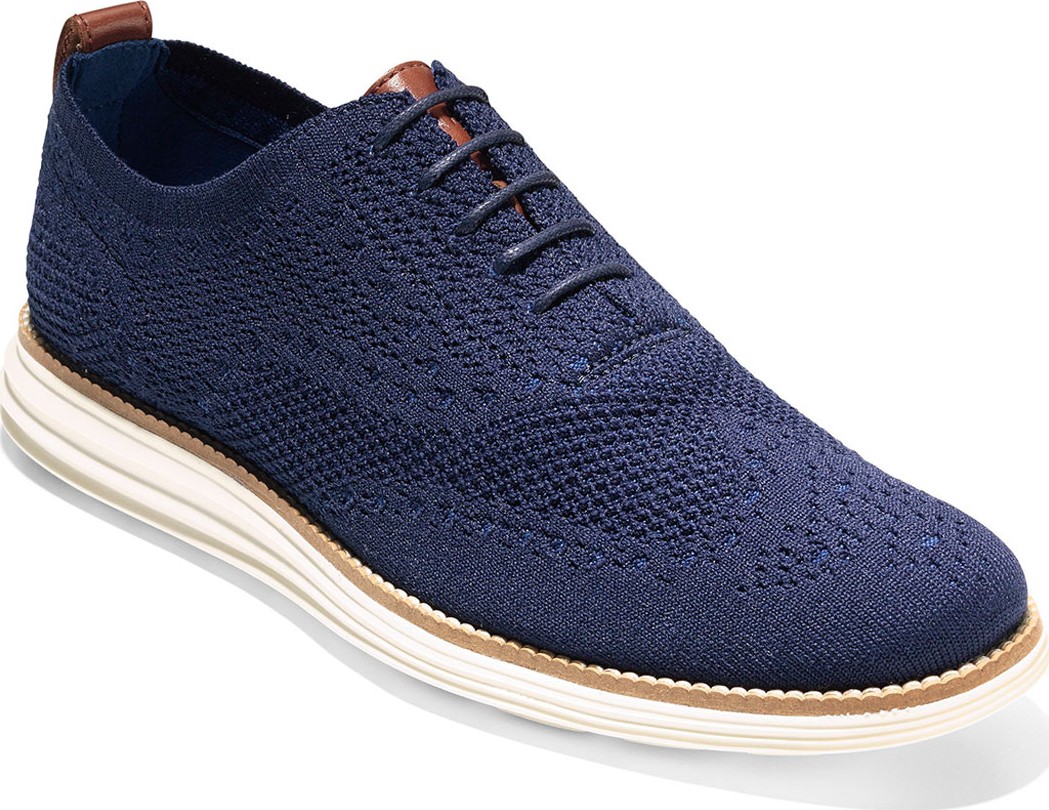 Cole Haan Men's Original Grand Knit Wing-Tip Oxfords