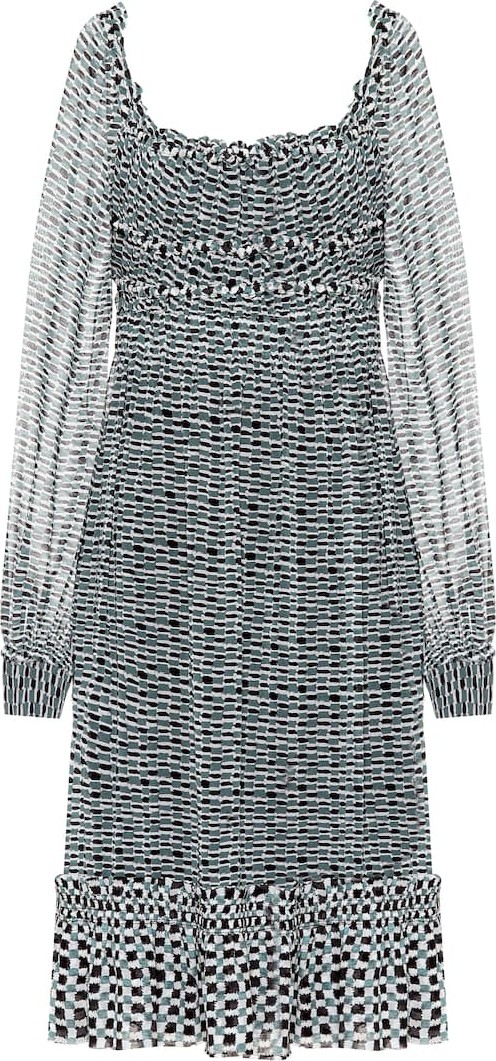 Proenza Schouler Printed silk crêpe dress