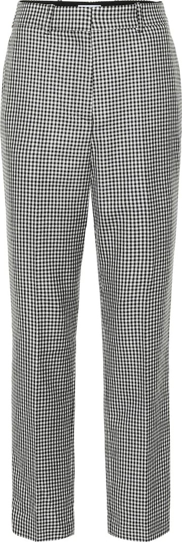 Racil Michael checked wool wide-leg pants
