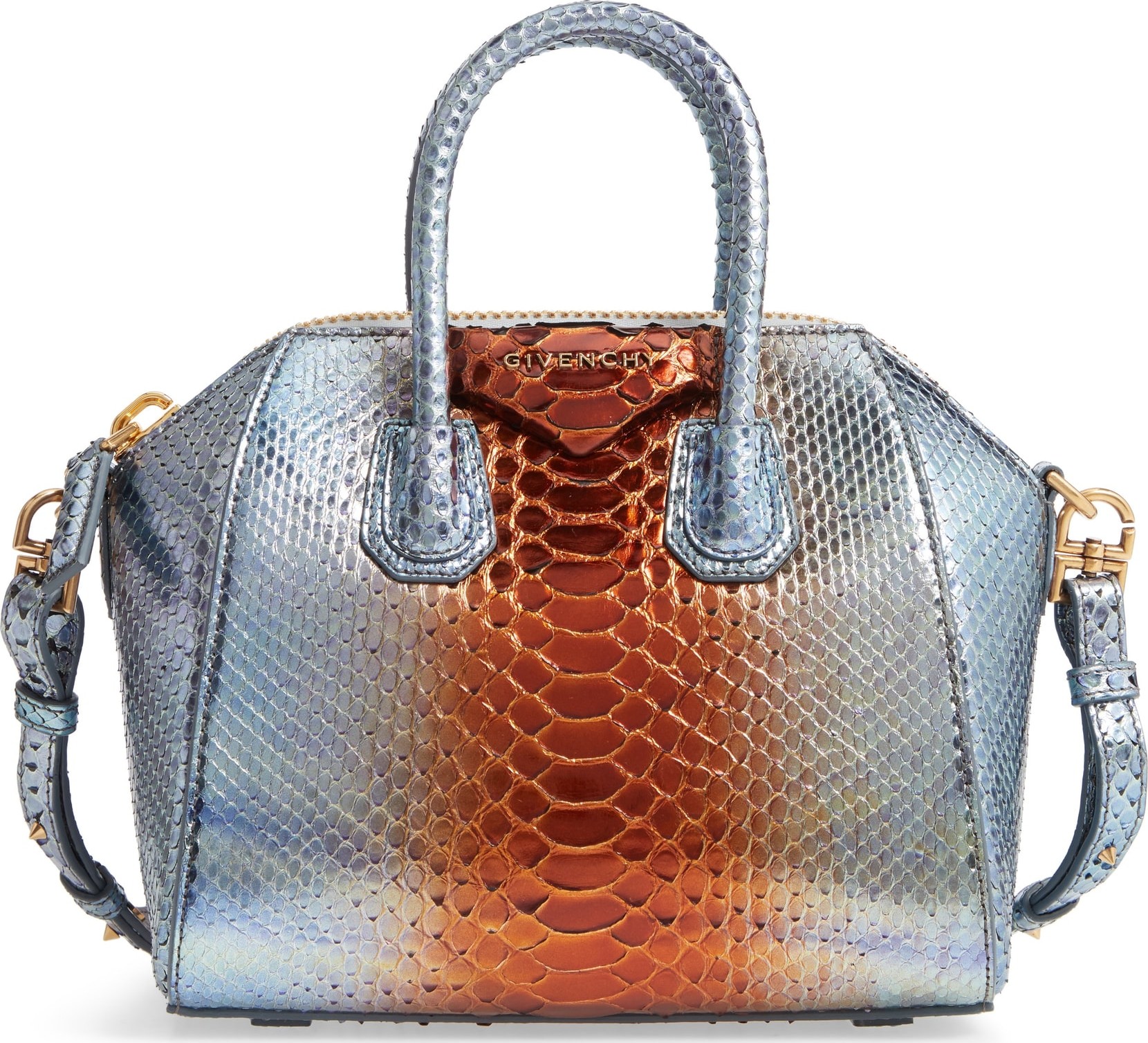 Givenchy Mini Antigona Genuine Python Satchel