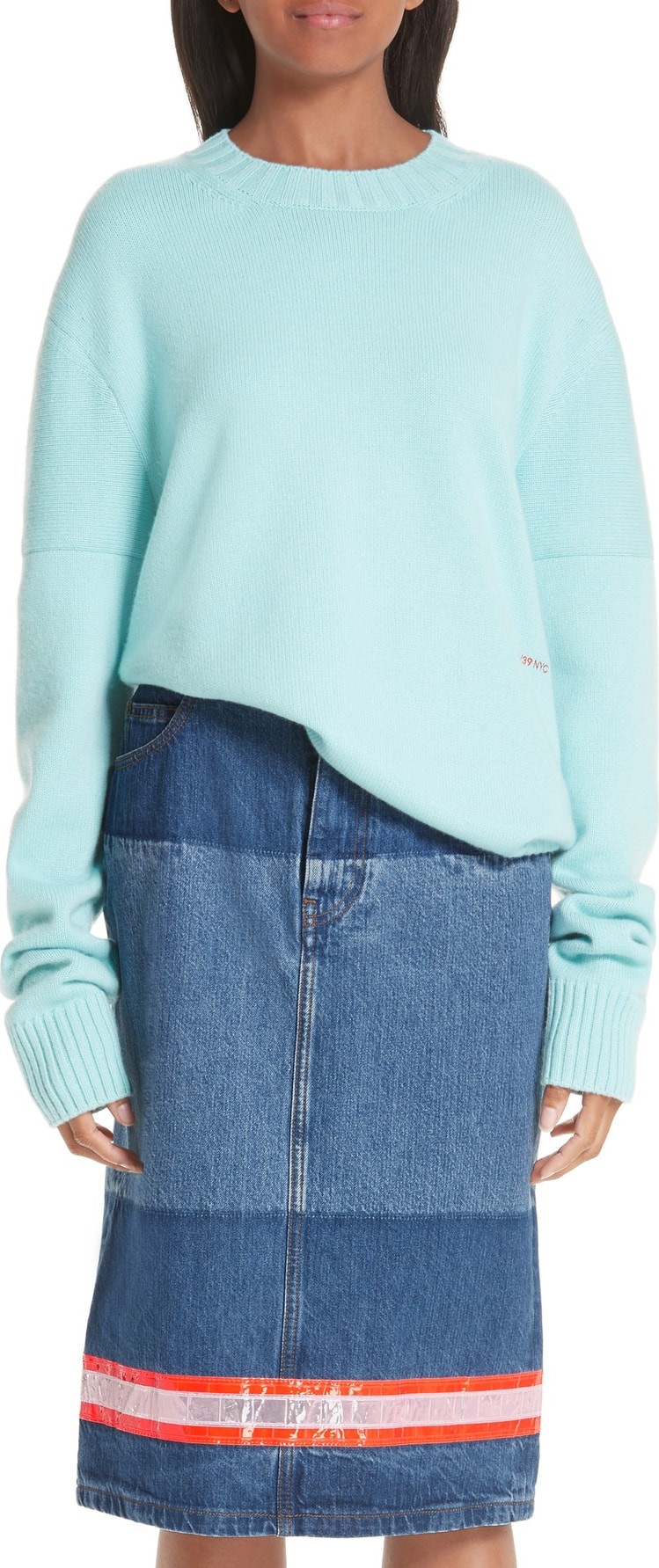 Calvin Klein 205W39NYC Logo Cashmere Sweater