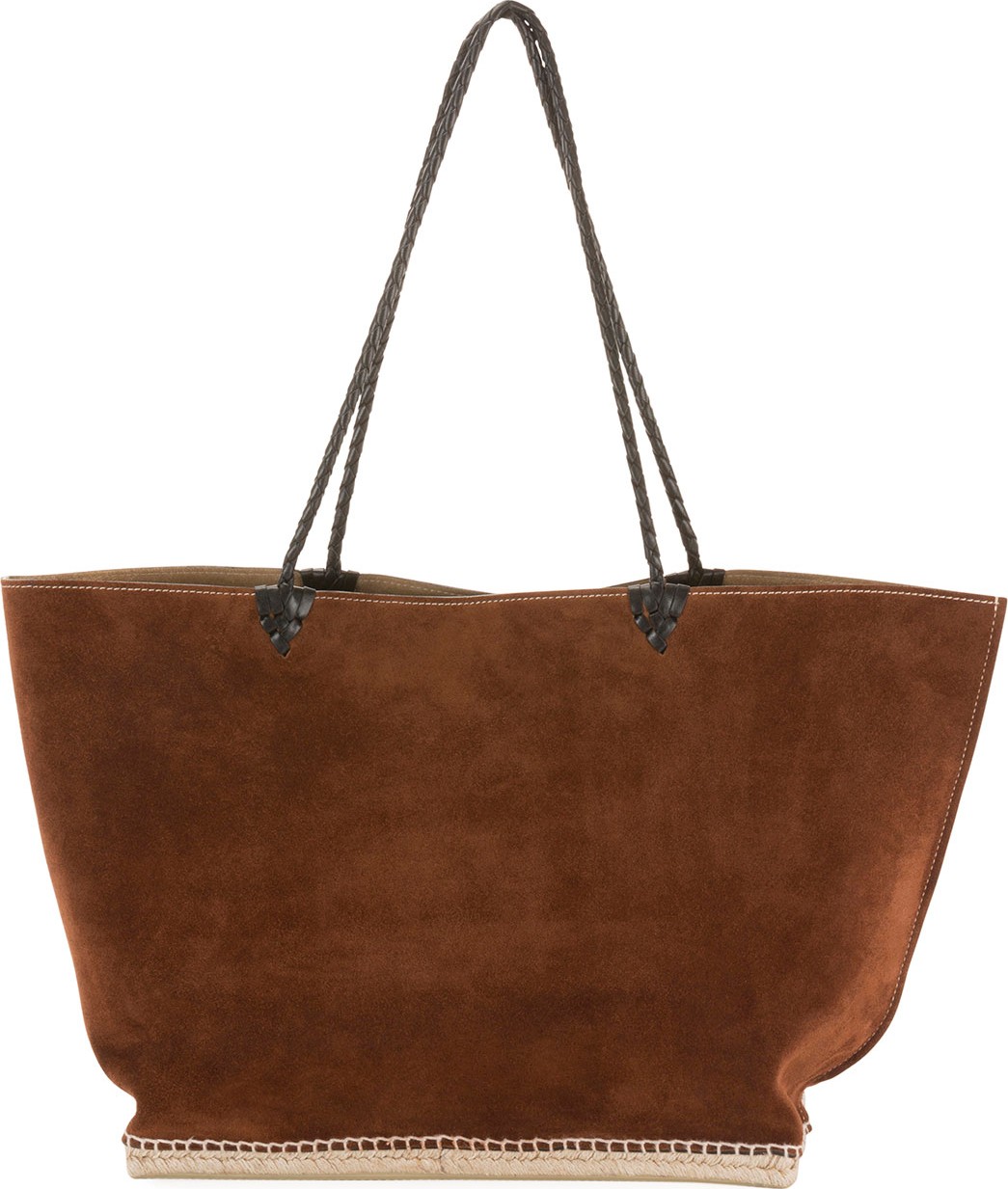 Altuzarra Large Espadrille Tote Bag  Brown