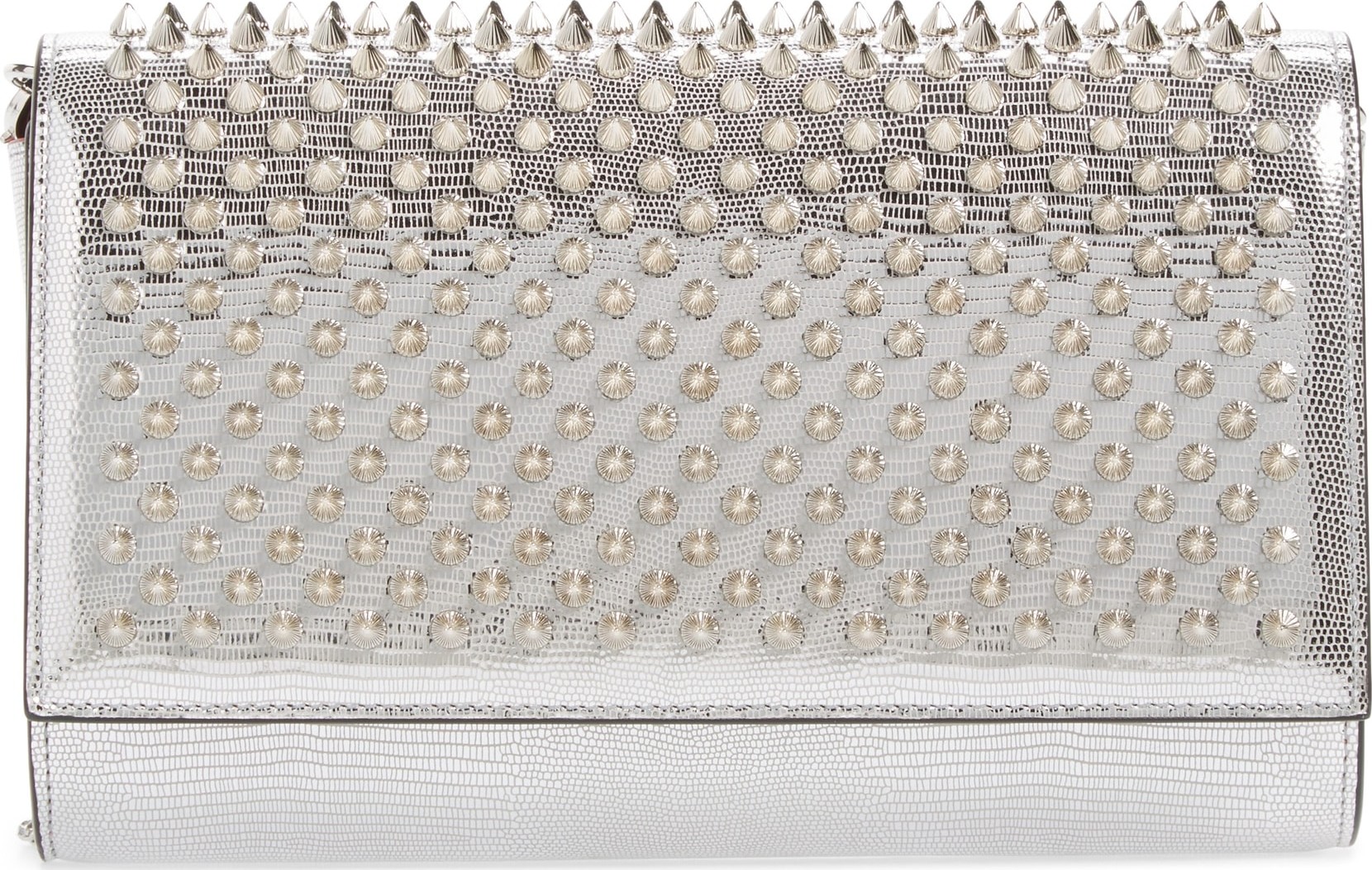 Christian Louboutin Paloma Embossed Calfskin Clutch