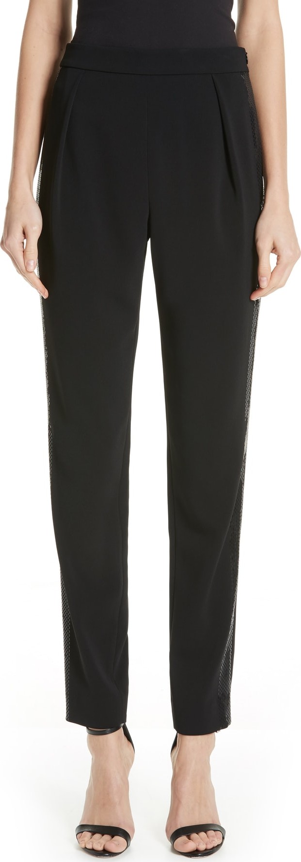 St. John Diana Stretch Cady Ankle Pants
