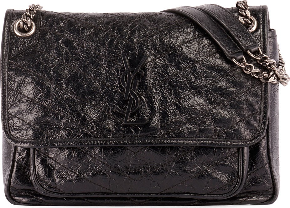 Saint Laurent Niki Monogram YSL Large Flap Shoulder Bag