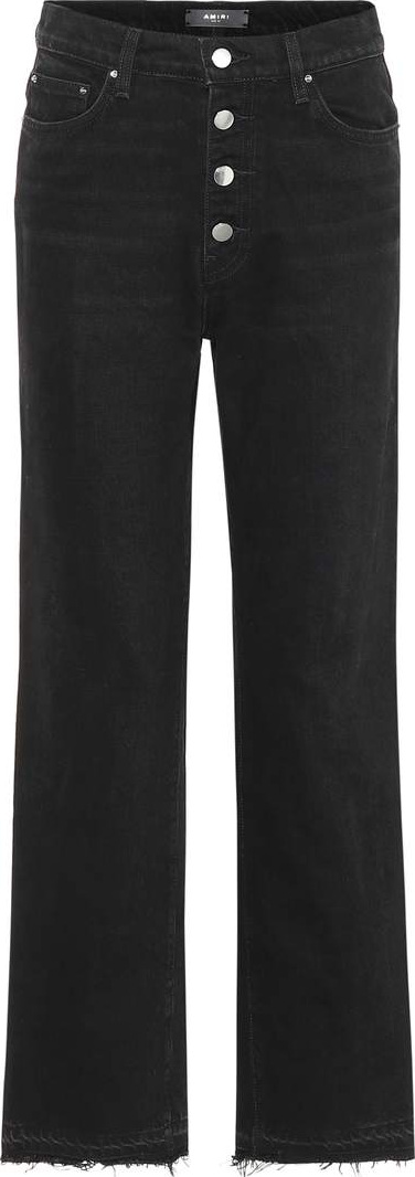 Amiri High-rise straight-leg jeans