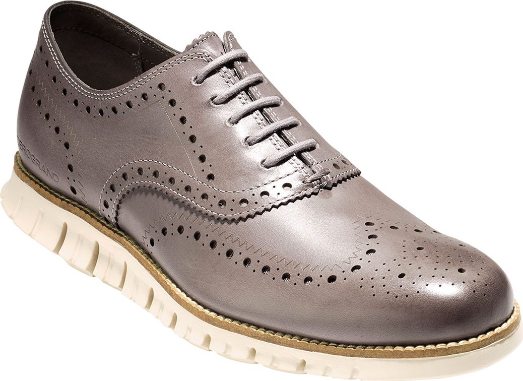 Cole Haan Men's ZeroGrand Leather Wing-Tip Oxfords