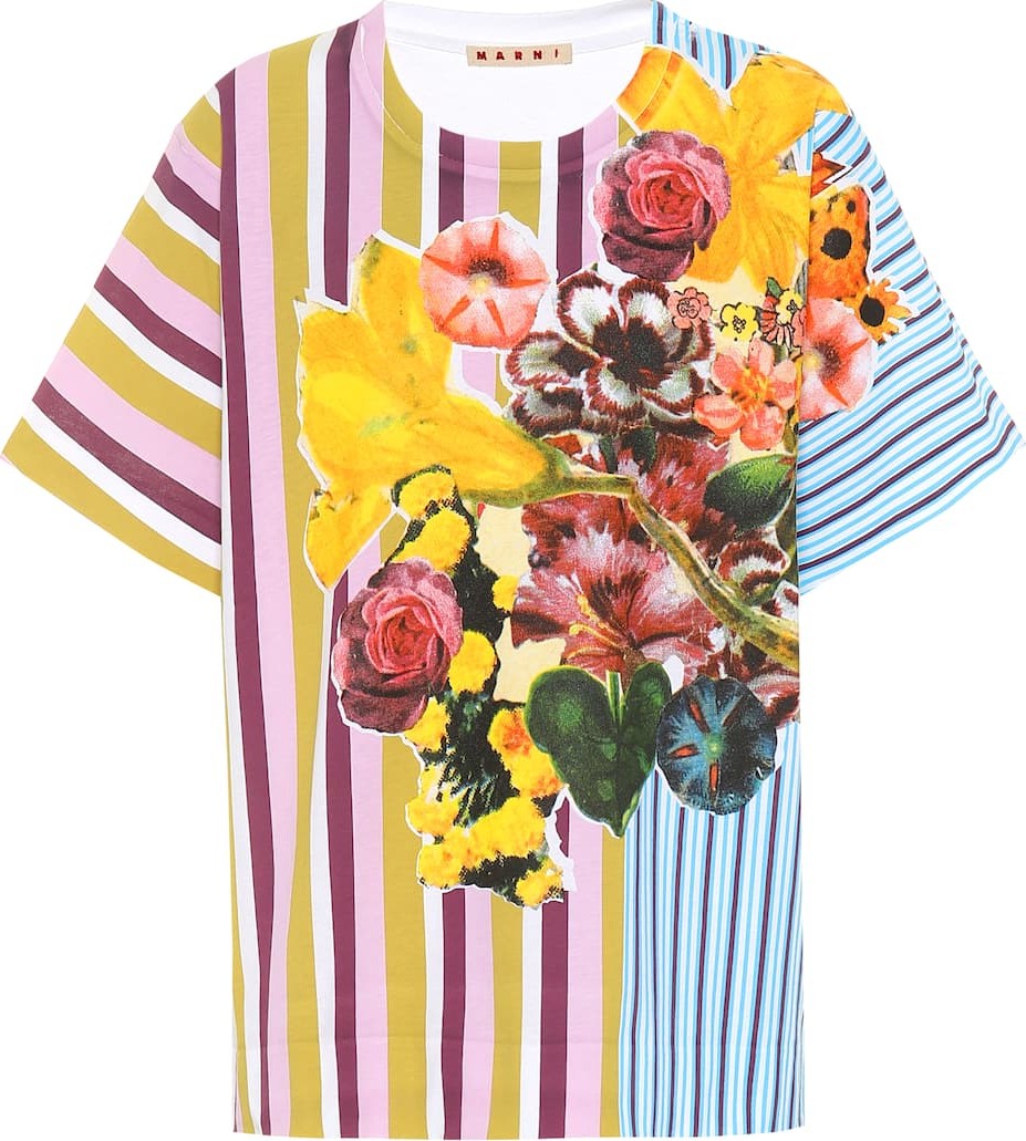 Marni Printed cotton T-shirt