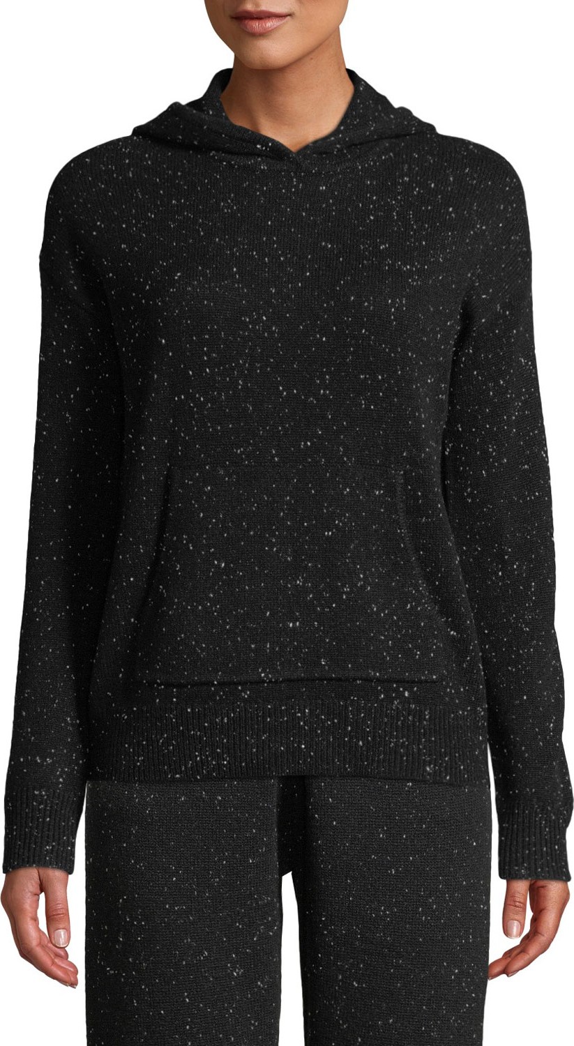 Theory Donegal Cashmere Hooded Pullover Sweater