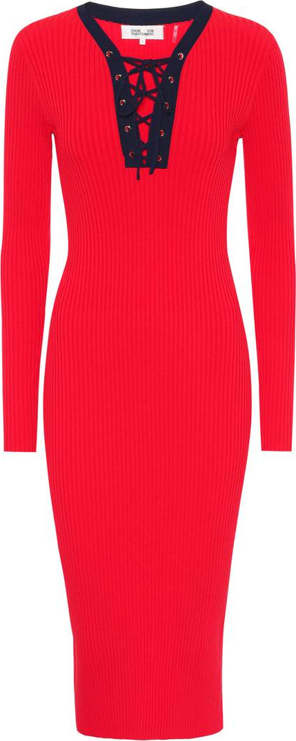 DIANE von FURSTENBERG Jersey midi dress