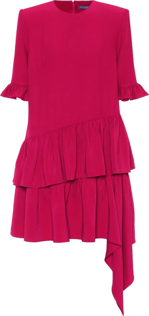 Alexander McQueen Crêpe minidress