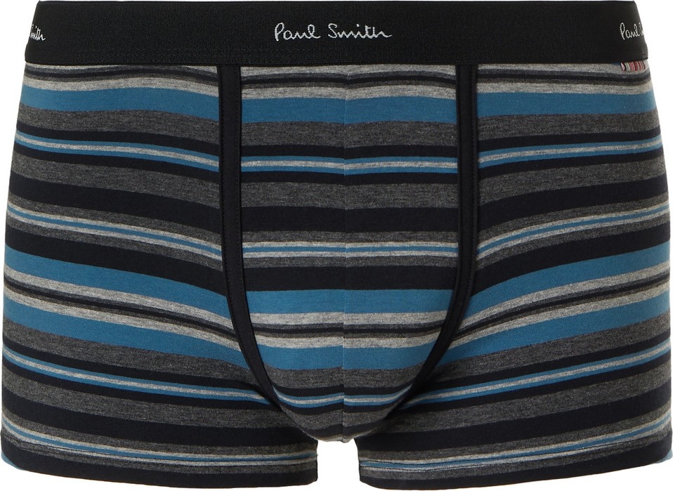 Paul Smith Striped Stretch-Cotton Boxer Briefs