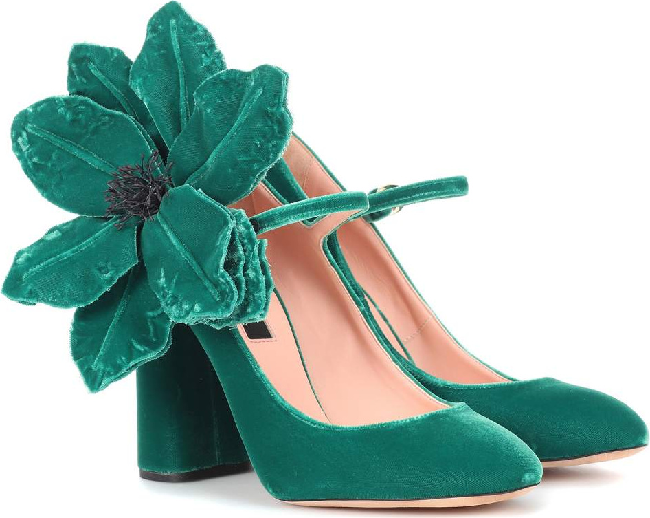 ROCHAS Velvet Mary Jane pumps