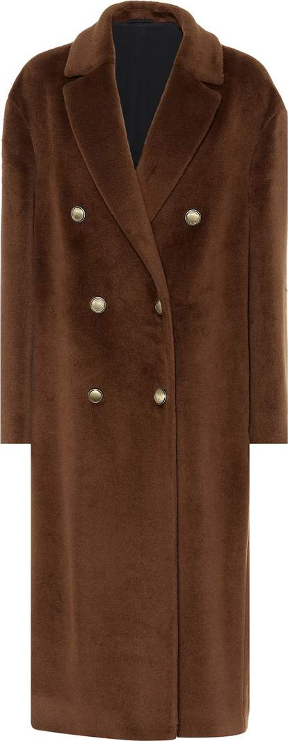 Brunello Cucinelli Alpaca double-breasted coat