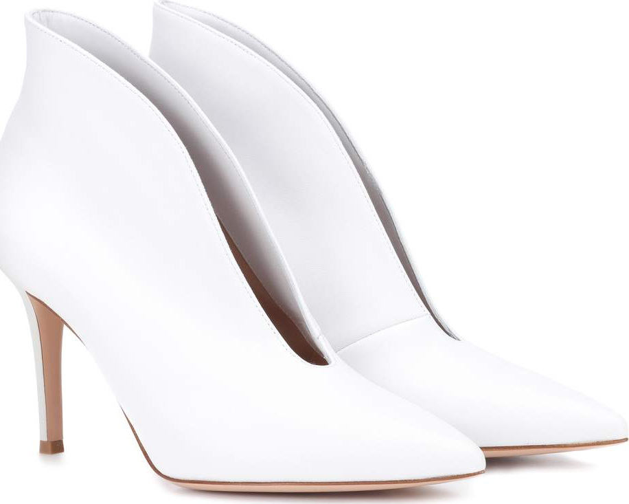 Gianvito Rossi Vania 85 high-cut leather pumps