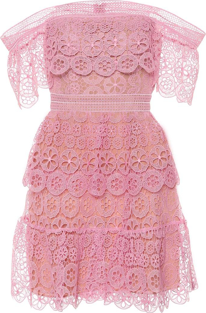 Self Portrait Guipure lace dress