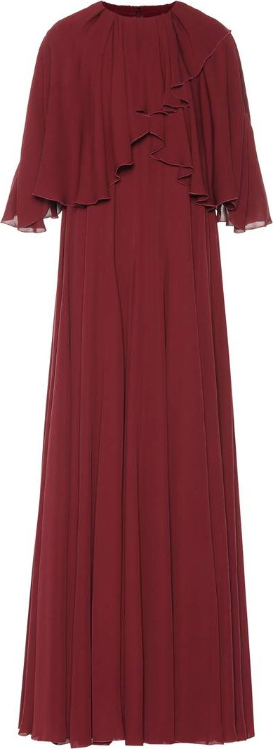 Valentino Silk-georgette gown