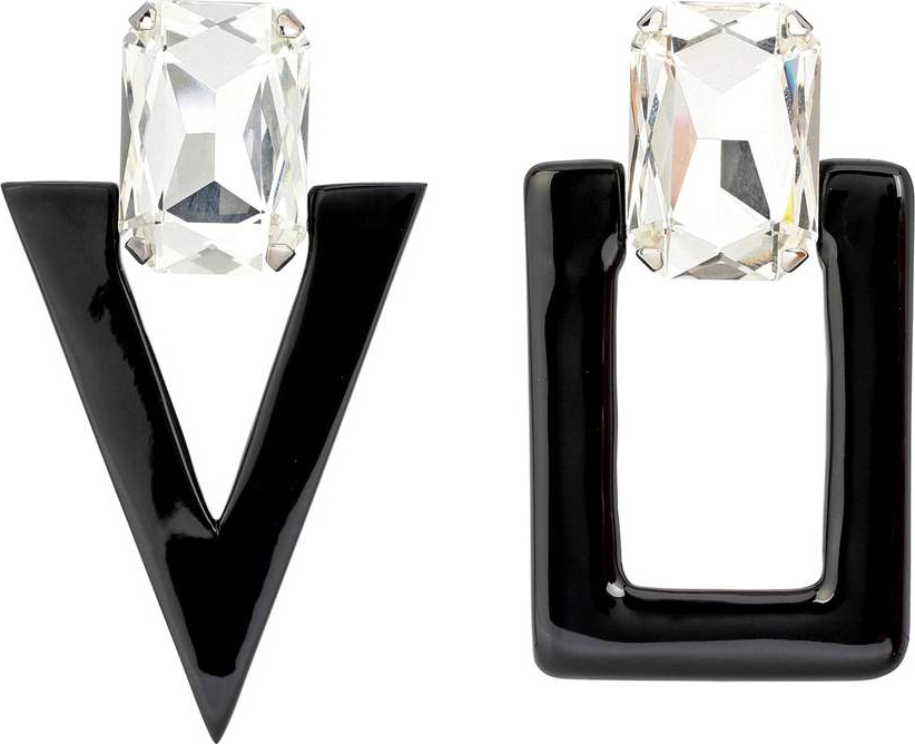 Saint Laurent Smoking Unmatched clip-on earrings