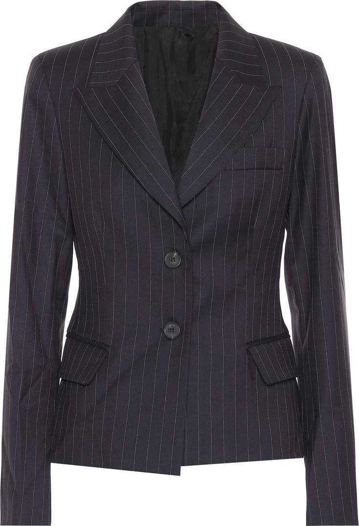 Matthew Adams Dolan Pinstripe stretch-wool blazer