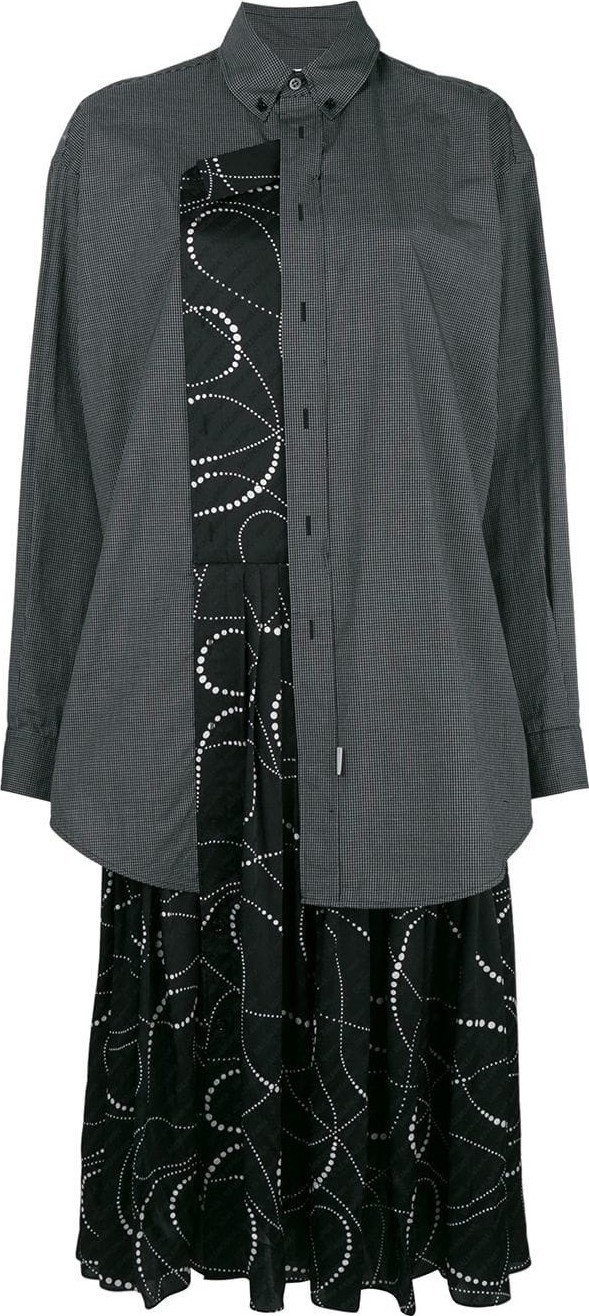 Balenciaga pleated shirt dress