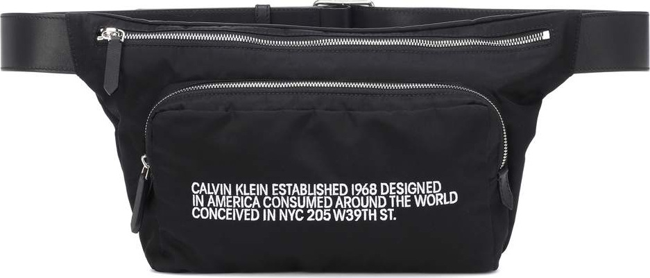 Calvin Klein 205W39NYC Leather-trimmed belt bag