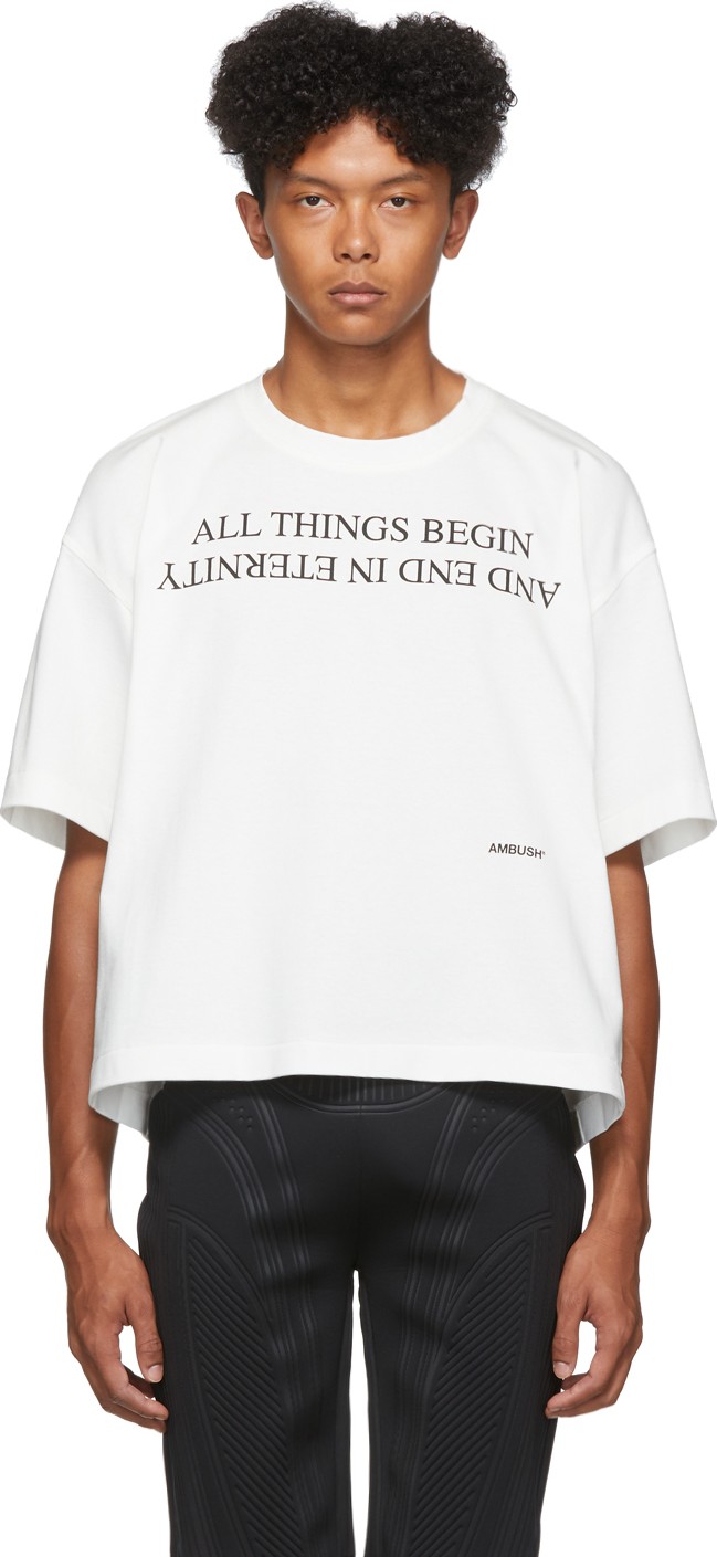Ambush White All Things Begin T-Shirt