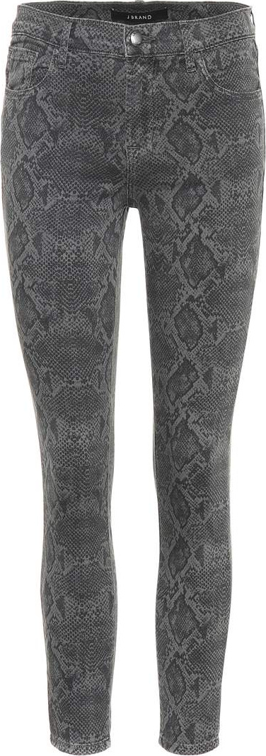 J BRAND 835 cropped mid-rise skinny jeans