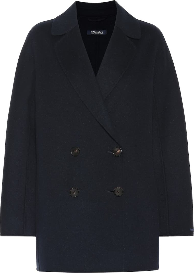 Max Mara Brunico wool and angora coat