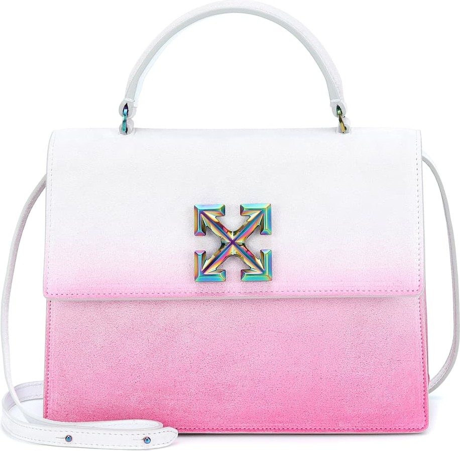 Off White Jitney 2.8 Sprayed leather tote