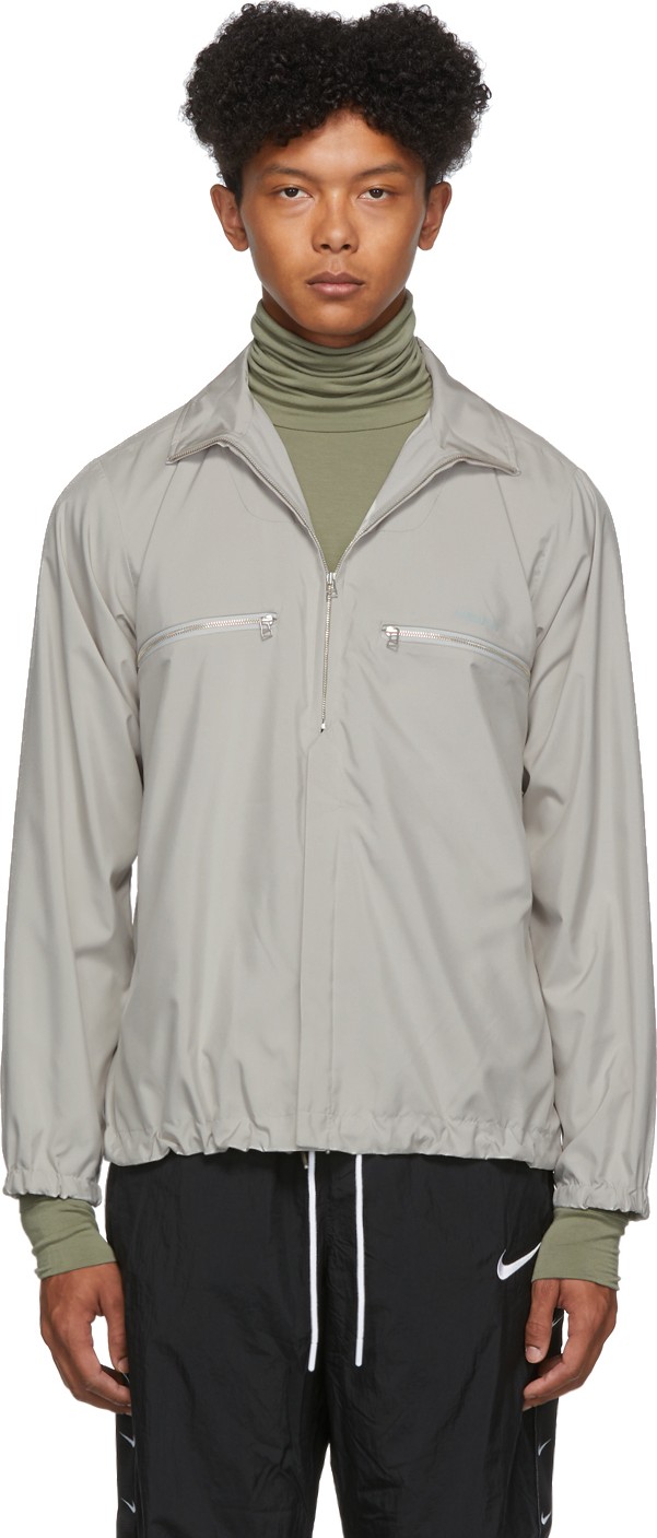 Ambush Grey Zip-Up Shirt