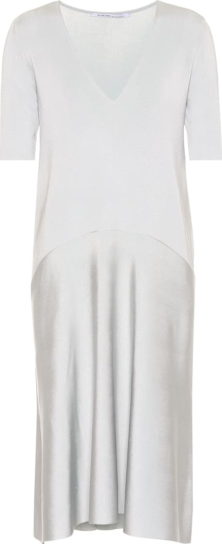 Agnona Stretch knit midi dress