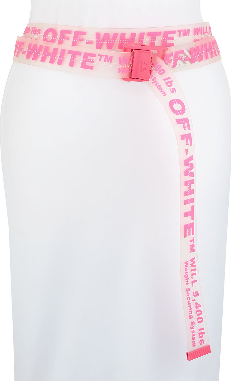 Off White Rubber Industrial Belt